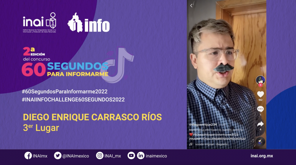Video 3er lugar 60 segundos para informarme segunda edición