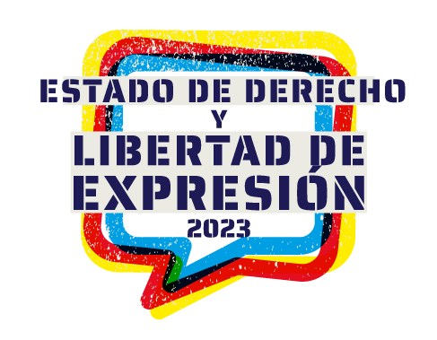 Logotipo de Estado de derecho y libertad de expresión