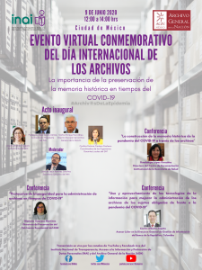 Evento Conmemorativo del día internacional de los archivos 2020_Programa