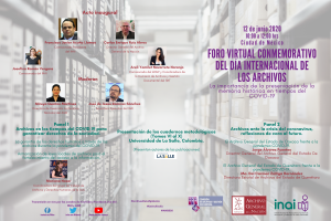 Foro Virtual Conmemorativo del Día Internacional de los Archivos 2020